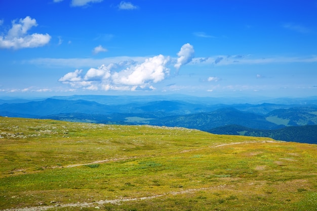 Free Photo view of mountains landscape