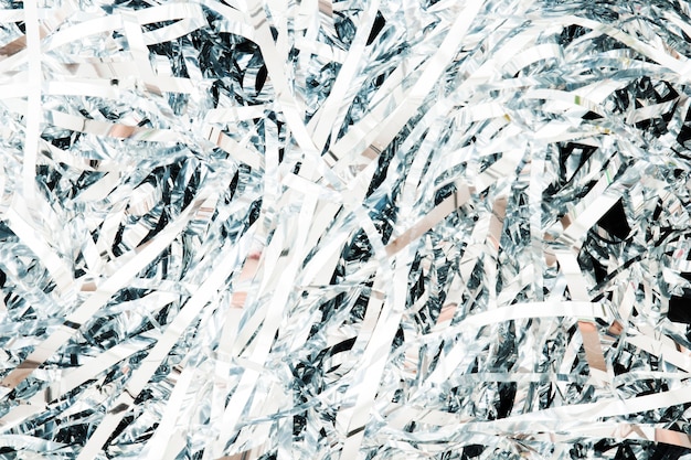 Free photo white tinsel background