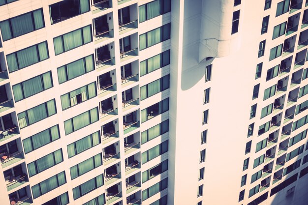 Windows pattern textures exterior of building