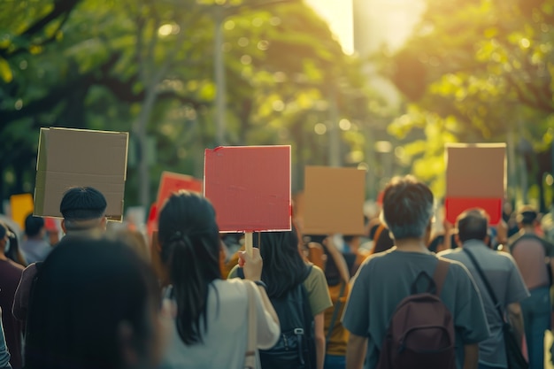 Free photo worker protesting for working rights