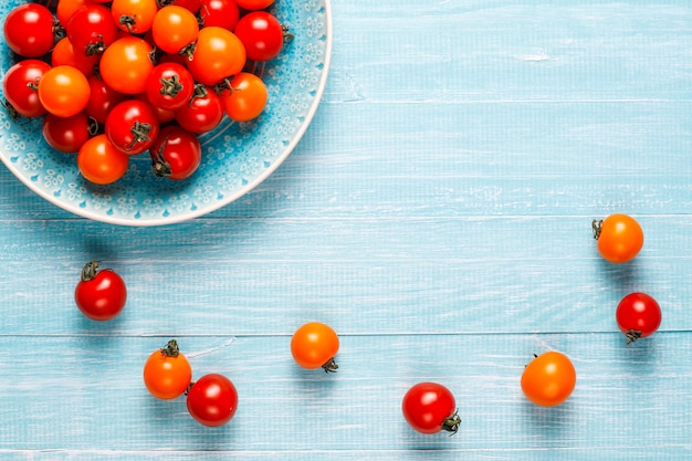 Free Photo yellow and red cherry tomatoes.