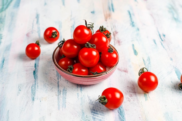 Free Photo yellow and red cherry tomatoes.