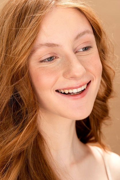 Young woman beauty portrait