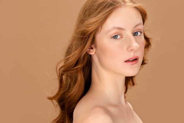 Young woman beauty portrait