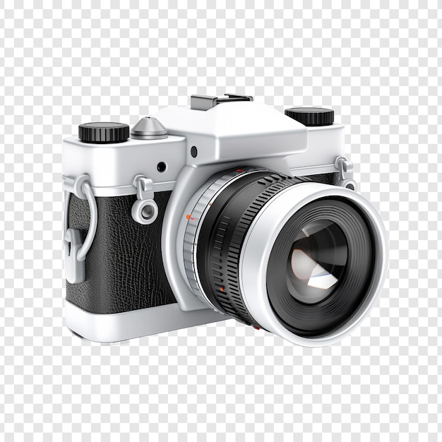 Free PSD 3d camera isolated on transparent background