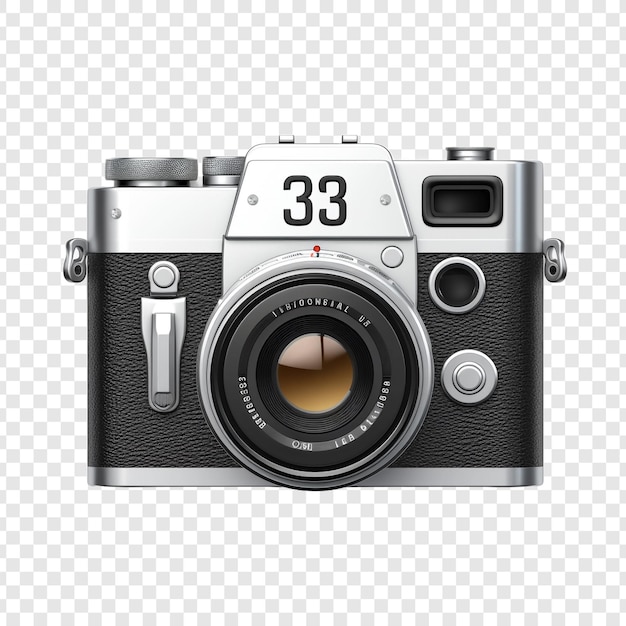 Free PSD 3d camera isolated on transparent background