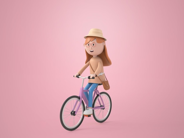 Free PSD 3d cartoon women