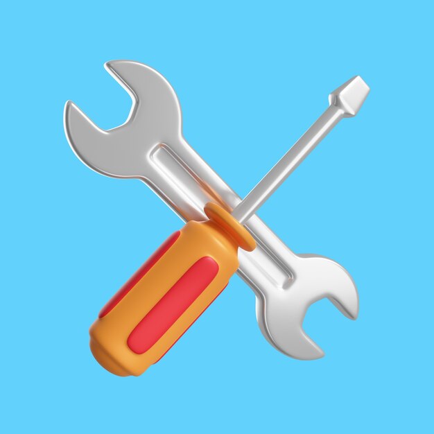 3d icon for construction field