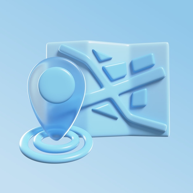 Free PSD 3d rendering of interface icon