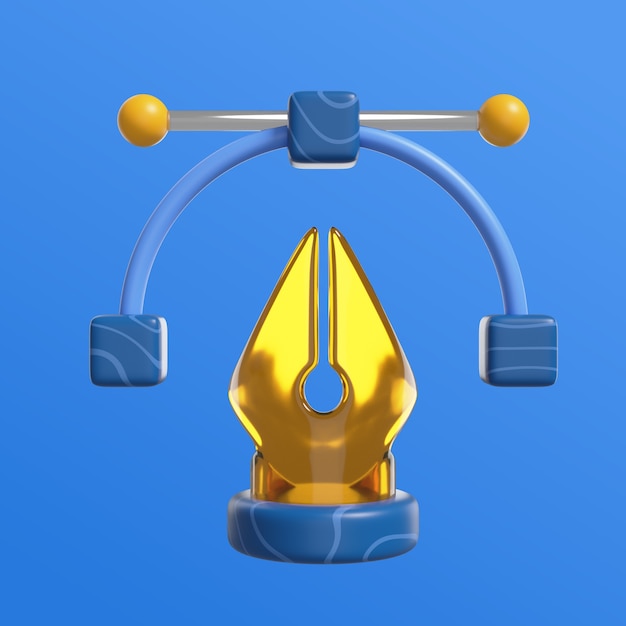 3d rendering of  interface tool icon