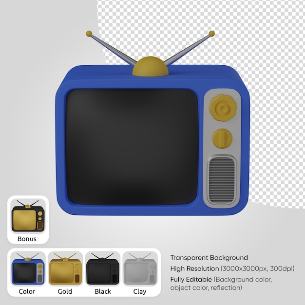 Free PSD 3d television