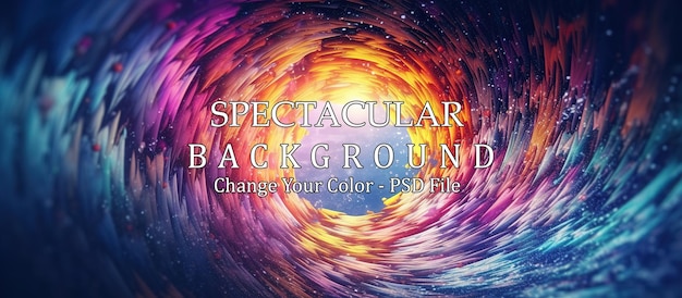 Free PSD abstract fractal background