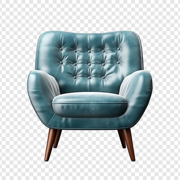 Arm chair isolated on transparent background