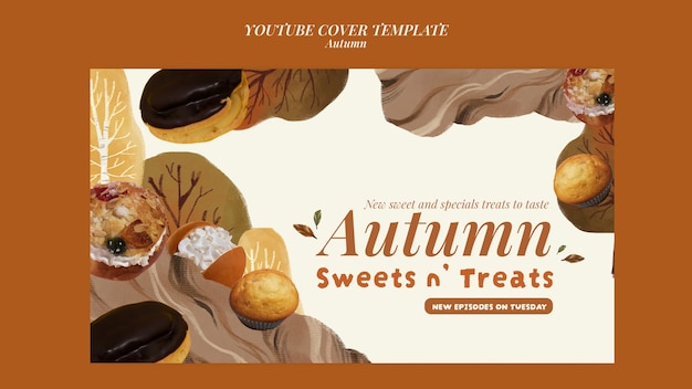 Free PSD autumn template design