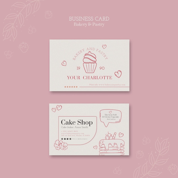 Free PSD bake sale template design