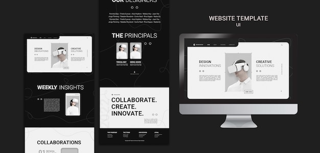 Bank design template of web