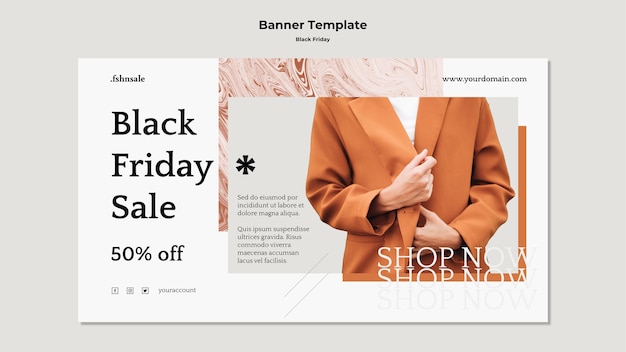 Banner template black friday