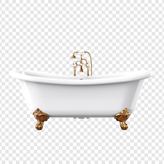 Free PSD bathtub isolated on transparent background