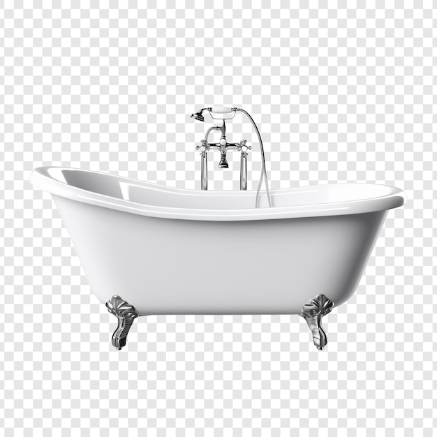 Free PSD bathtub isolated on transparent background