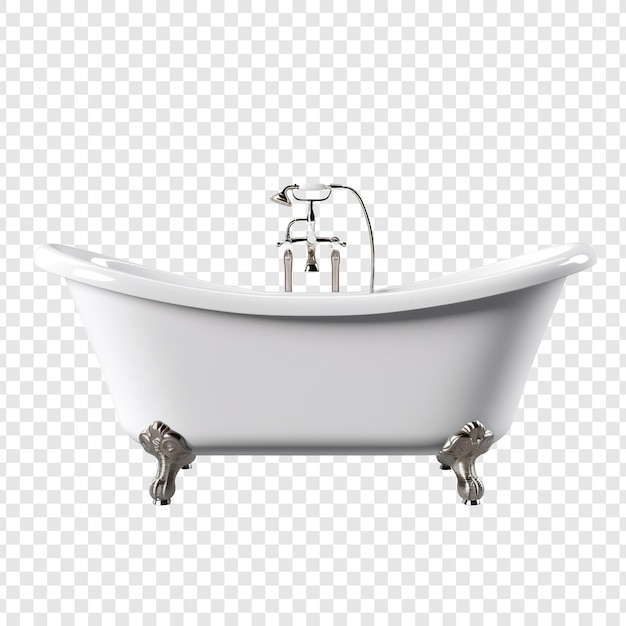 Free PSD bathtub isolated on transparent background