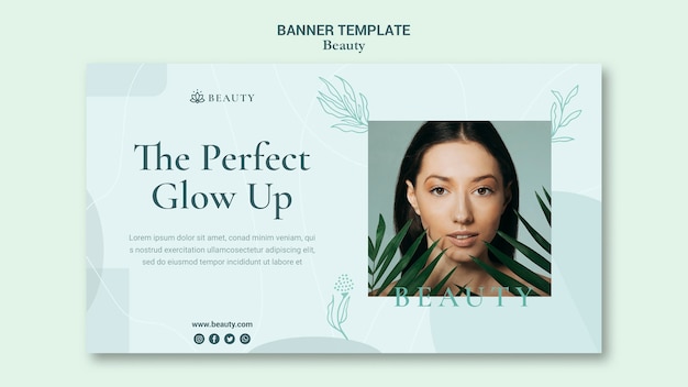 Beauty banner template