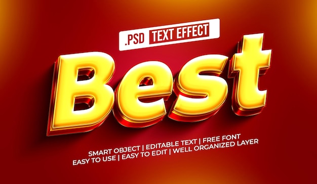 Free PSD best text style effect