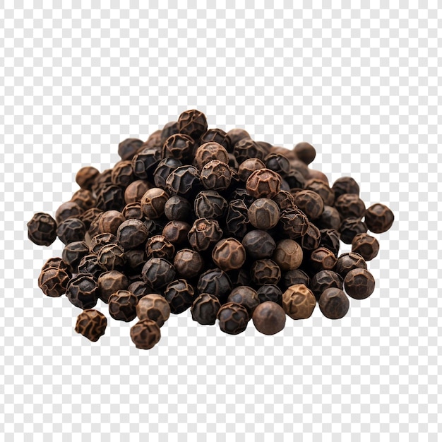 Free PSD black pepper isolated on transparent background