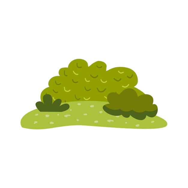 Free PSD bush illustration design