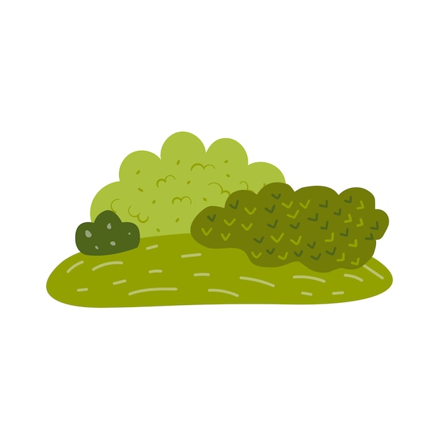 Free PSD bush illustration design