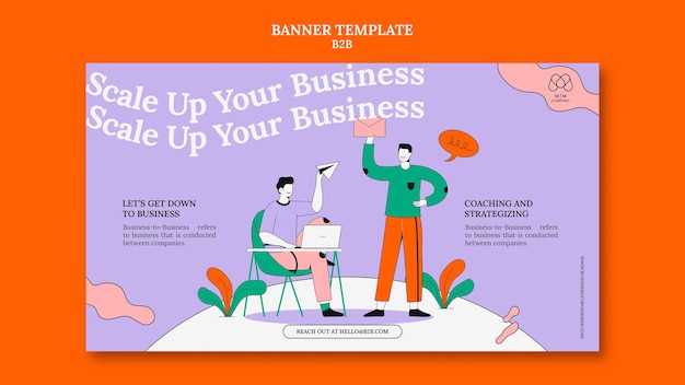 Business to business banner template