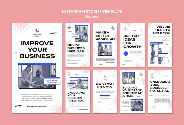 Business template design