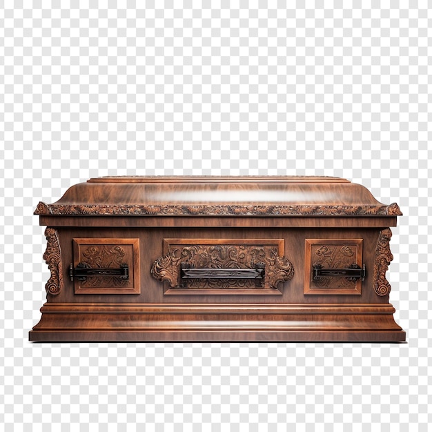 Casket isolated on transparent background