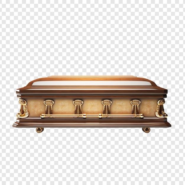 Free PSD casket isolated on transparent background