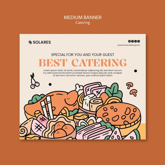 Catering template design