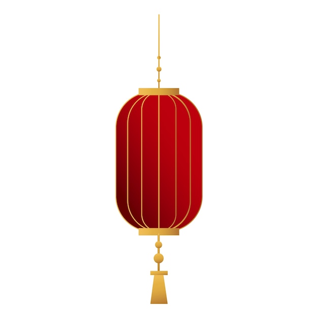 Free PSD chinese paper lantern element isolated