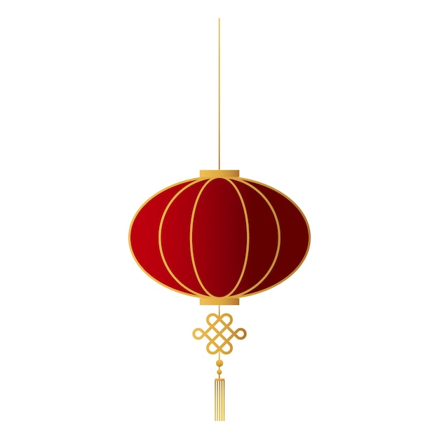 Free PSD chinese paper lantern element isolated