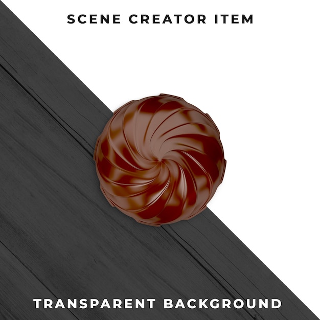 Free PSD chocolate transparent psd