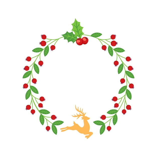 Free PSD christmas border or frame