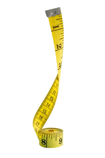 Close up on measuring tape