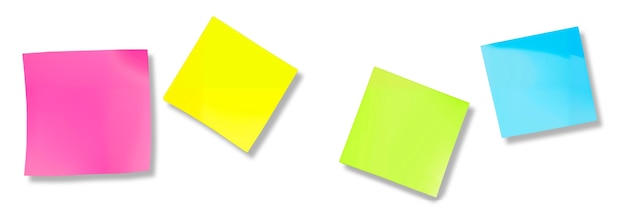 Free PSD close up on office supply post it note item