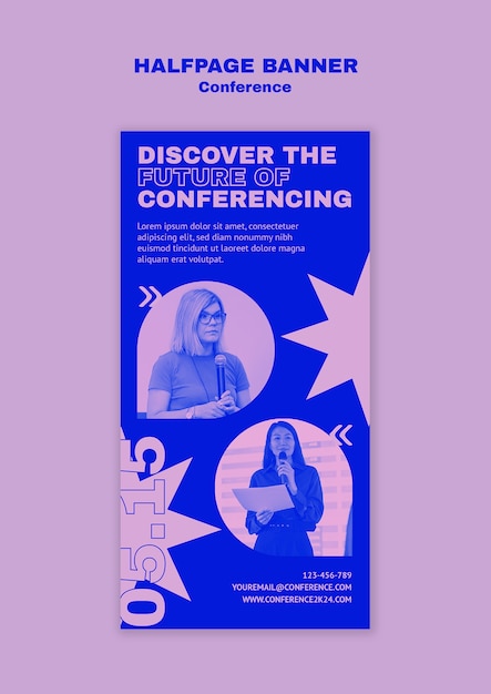 Conference template design