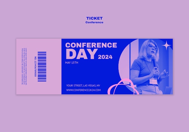 Conference template design