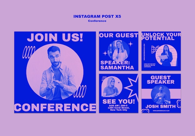 Conference template design