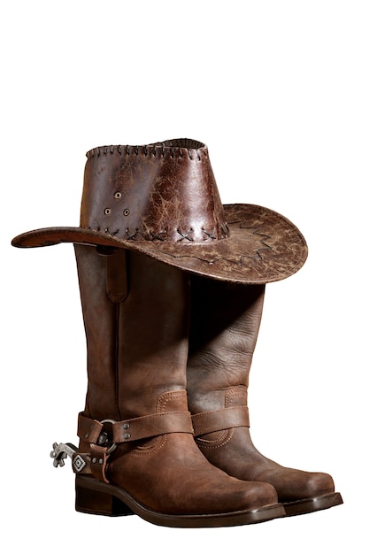 Free PSD cowboy accessory isolated