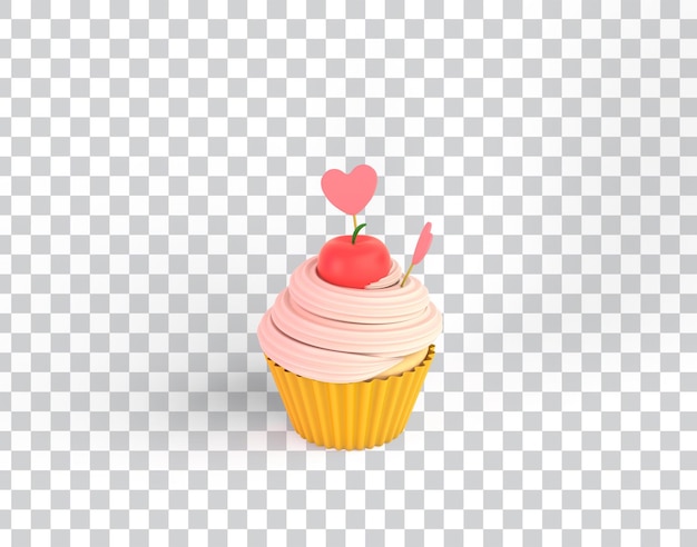 Free PSD cup cake