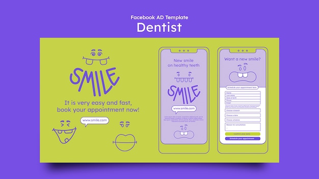 Free PSD dentist template design