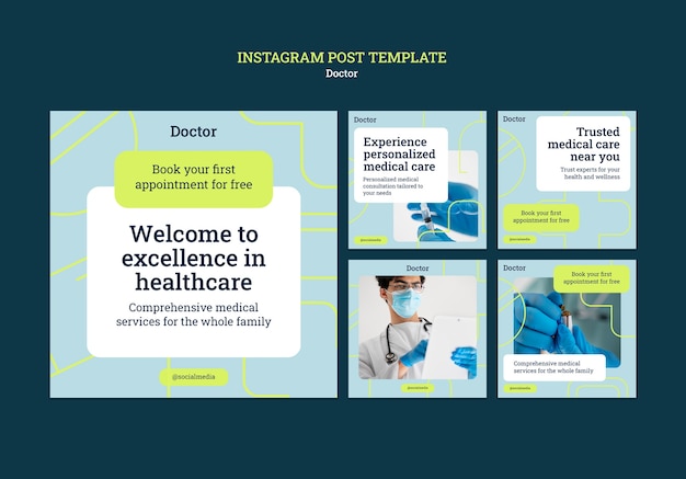 Free PSD doctor template design