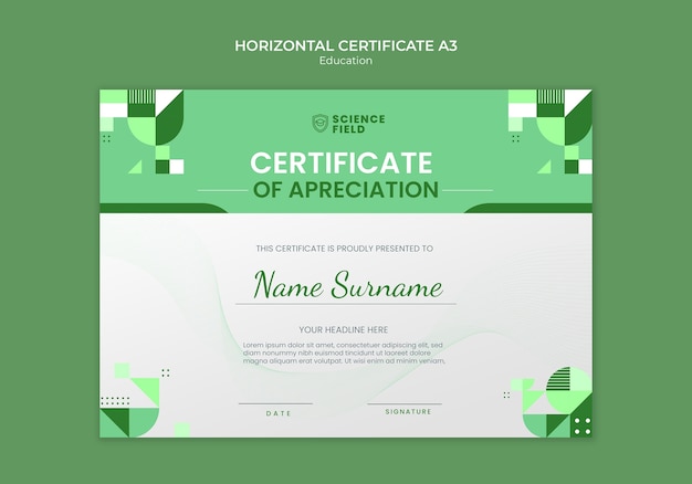 Free PSD education  template design