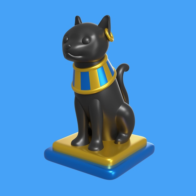 Free PSD egypt cat icon