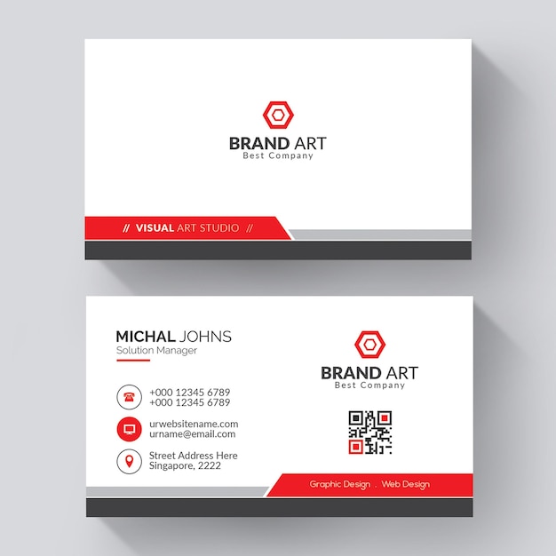 Free PSD elegant business card